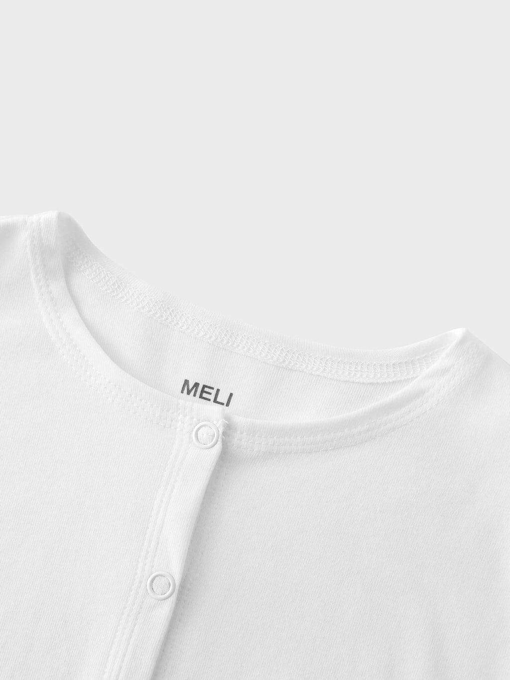 Basic T-Shirt Cropped Cardigan-White-3