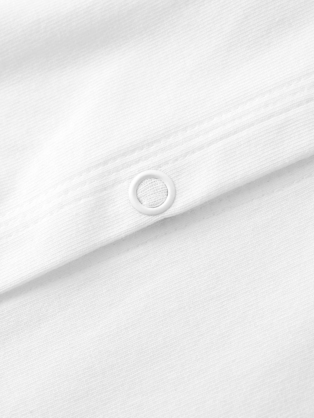 Basic T-Shirt Cropped Cardigan-White-4