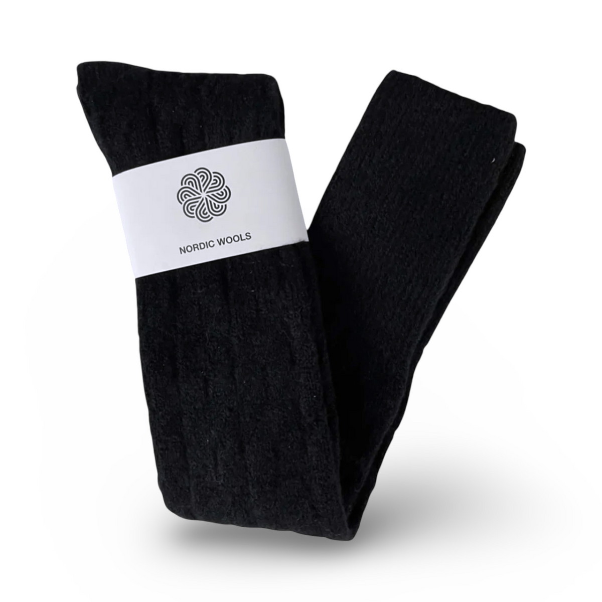 Cozy Black Over-the-Knee Socks-0