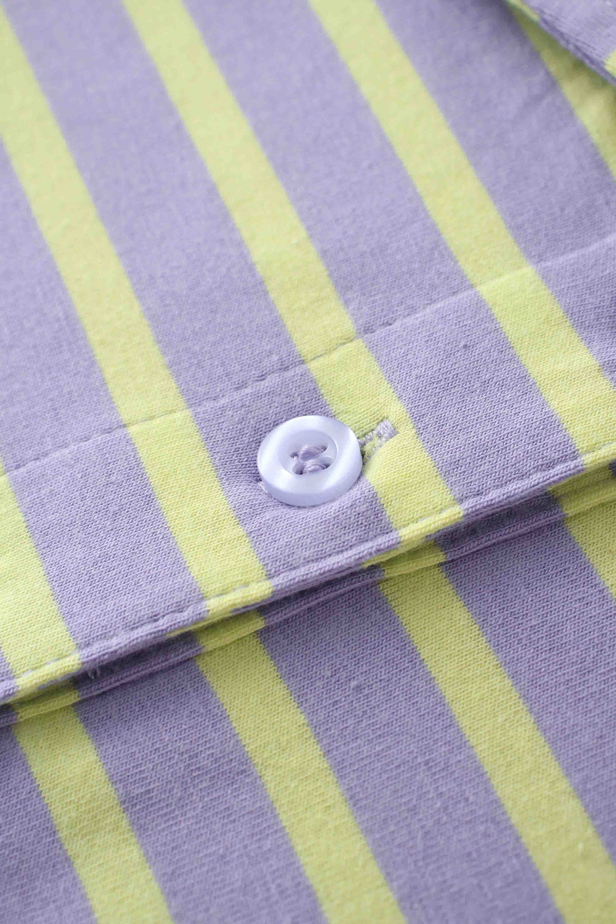 Collared Bomber Tee-Lavender/Lime-4
