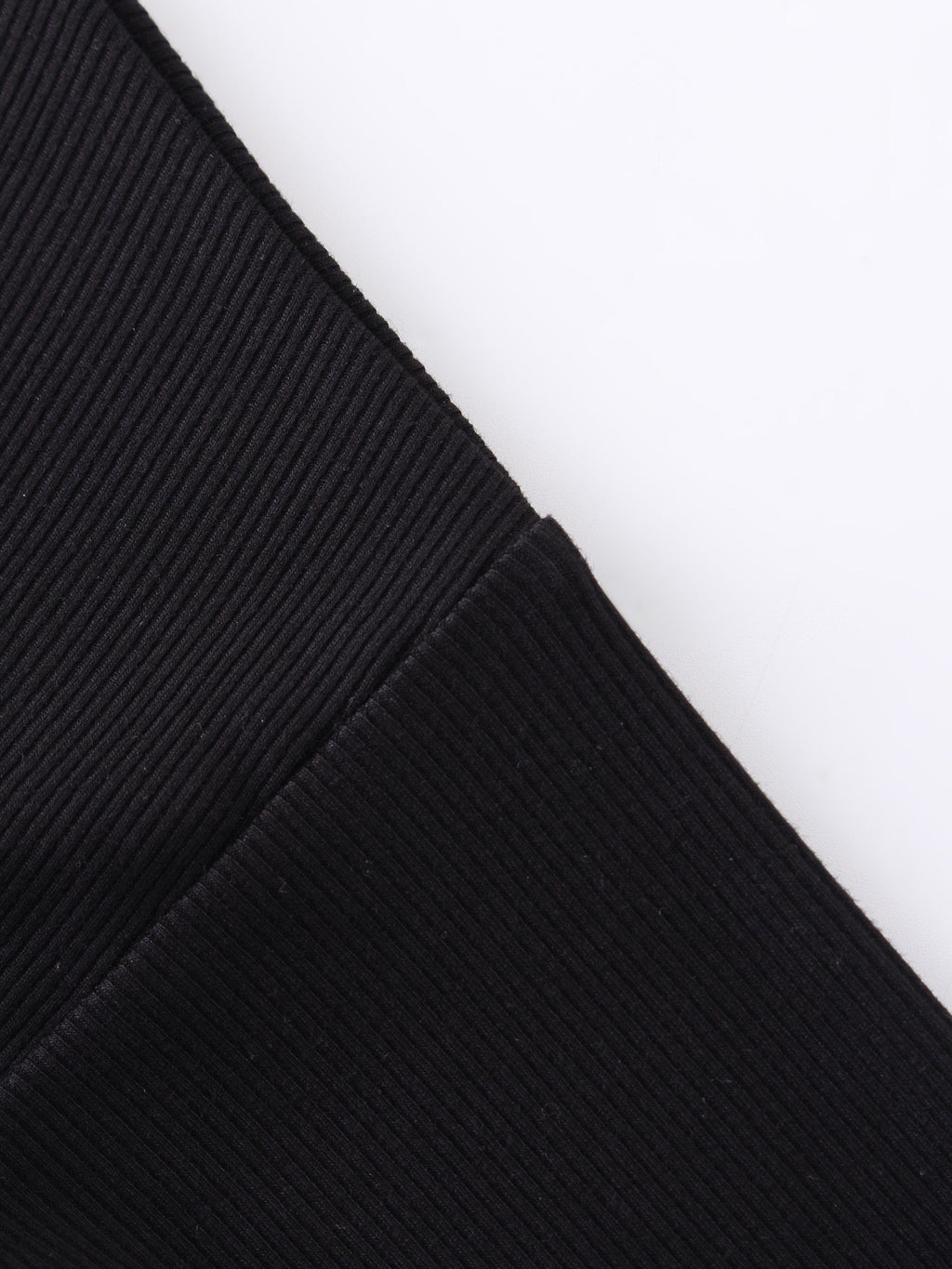 Ribbed Swing Tee-Black-3