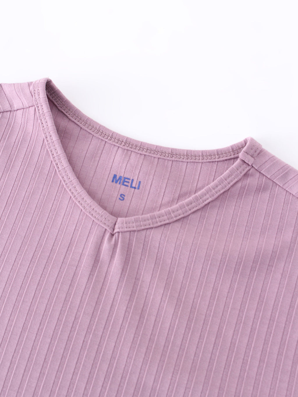 Ribbed High V Bomber-Lavender-2