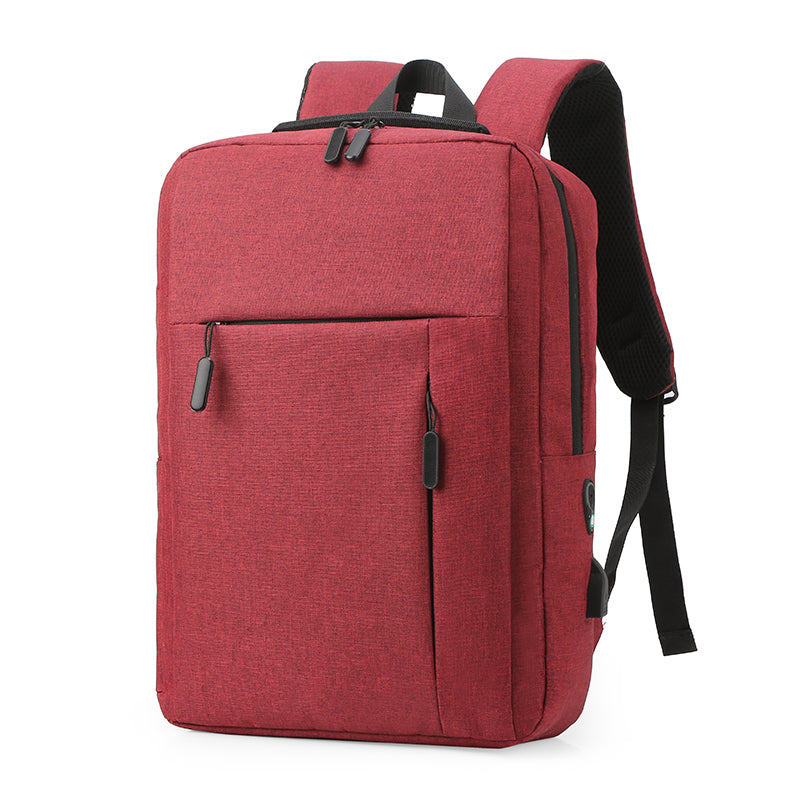 Premium grey minimalist travel backpack with padded straps and sleek modern design for daily commute — view 4