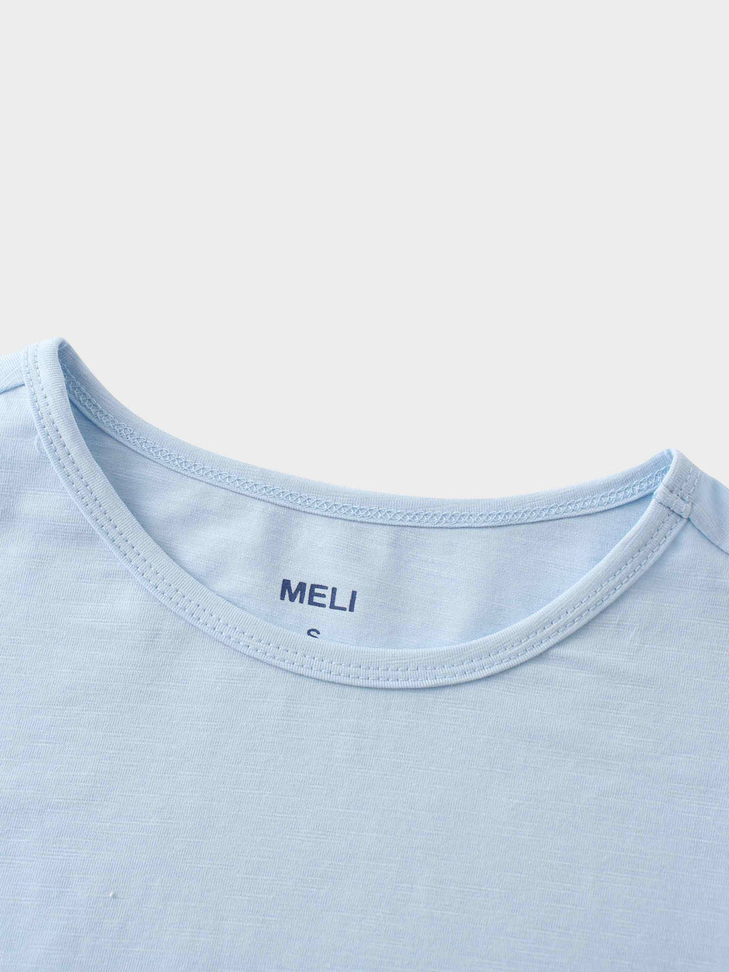 Crew Bomber Tee-Light Blue-3