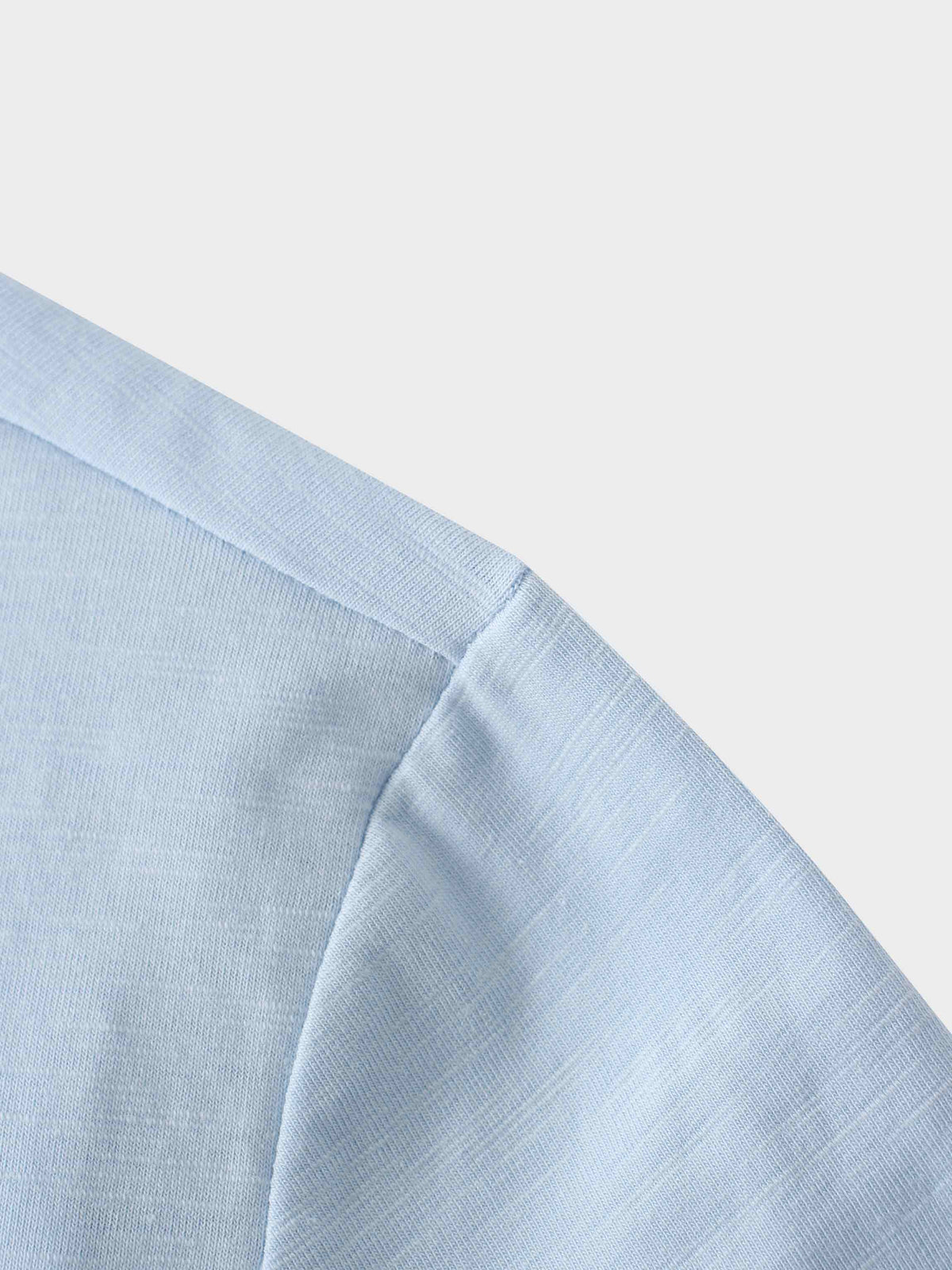 Crew Bomber Tee-Light Blue-4