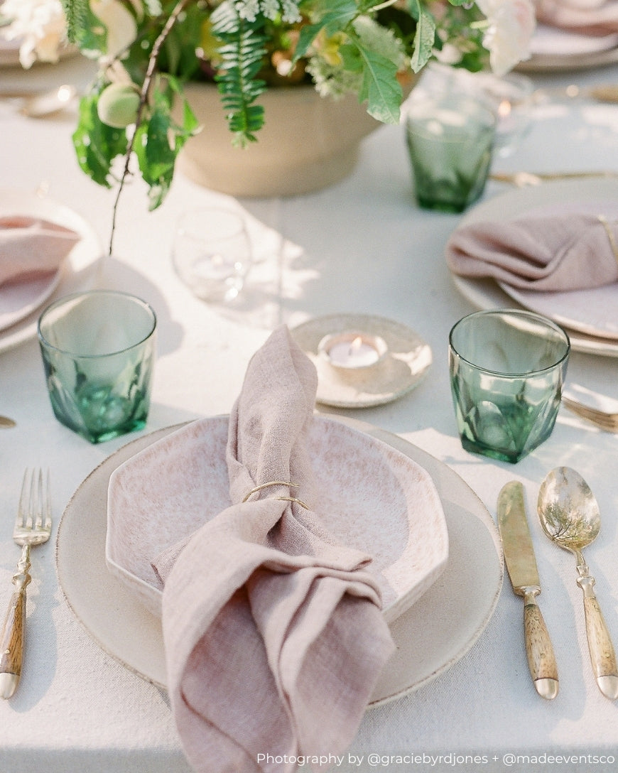 Stone Washed Linen Dinner Napkins-2