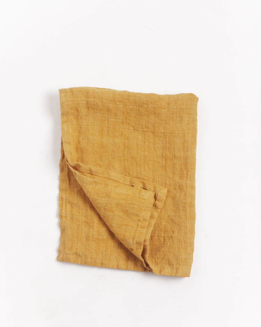 Stone Washed Linen Tea Towel-5