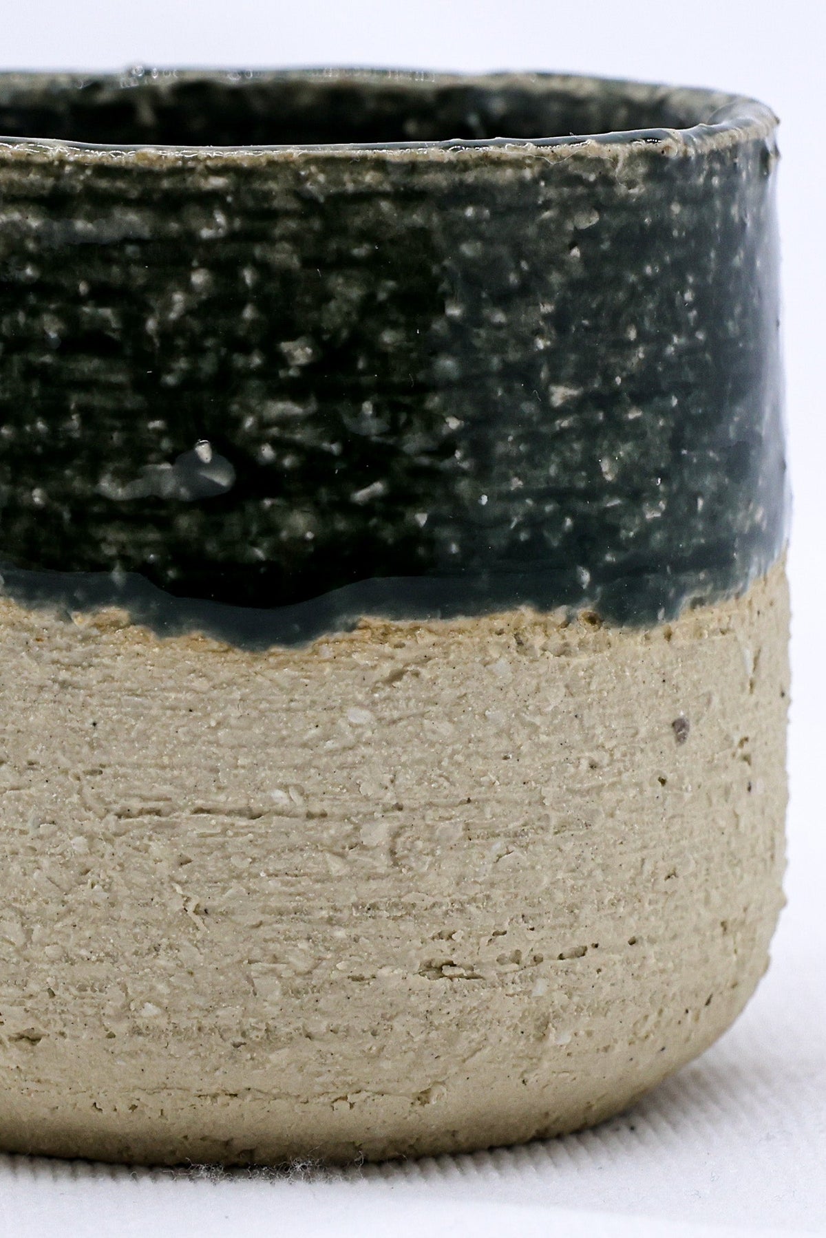 Bluvio Handmade Ceramic Milled Stoneware Espresso Mug-1