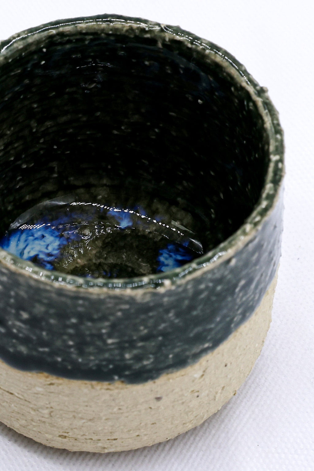 Bluvio Handmade Ceramic Milled Stoneware Espresso Mug-2
