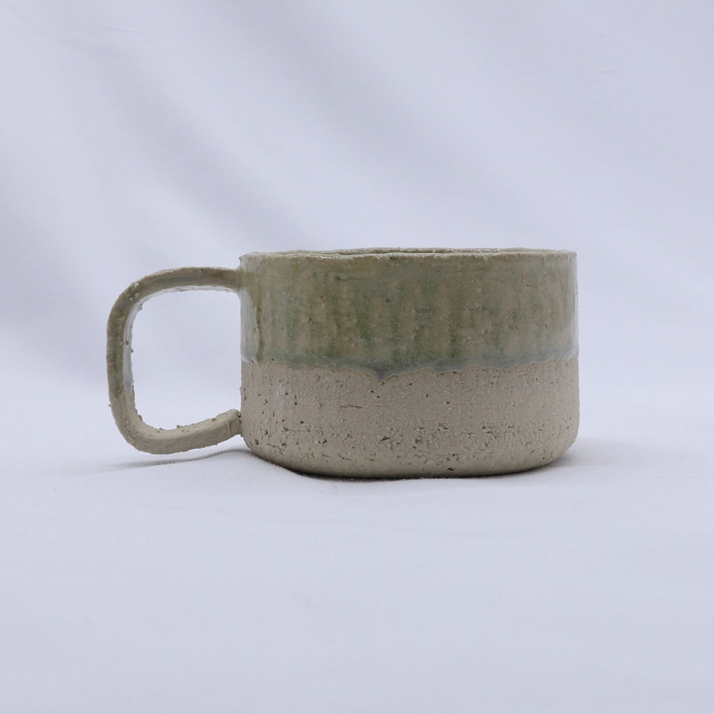 Bianca Grande Handmade Milled Stoneware Big Ceramic Mug-0