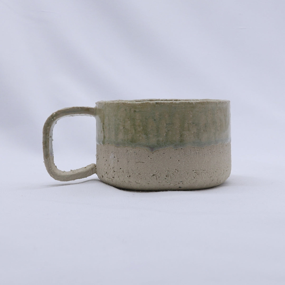 Bianca Grande Handmade Milled Stoneware Big Ceramic Mug-0