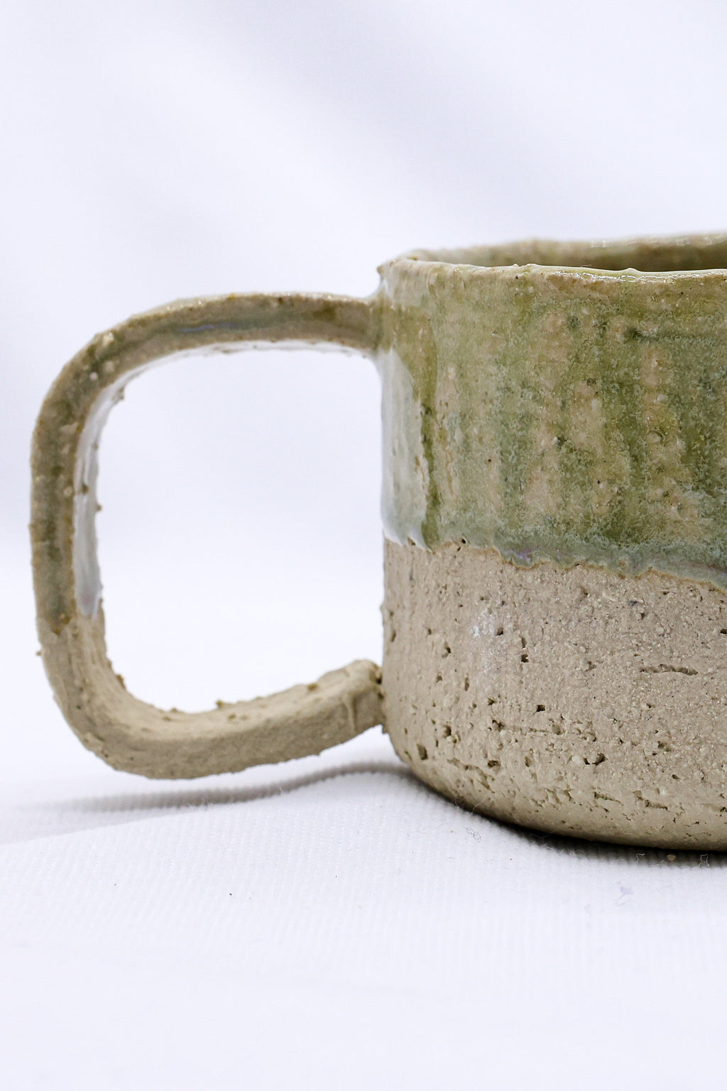 Bianca Grande Handmade Milled Stoneware Big Ceramic Mug-2