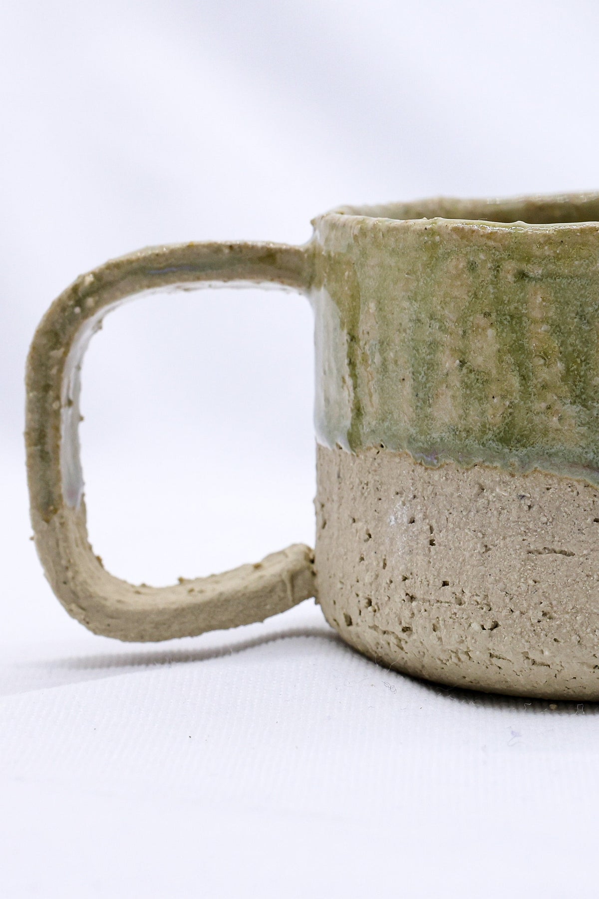 Bianca Grande Handmade Milled Stoneware Big Ceramic Mug-2
