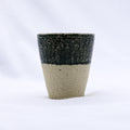 Blunero Quadra Milled Stoneware Tall Handmade Ceramic Cup-0