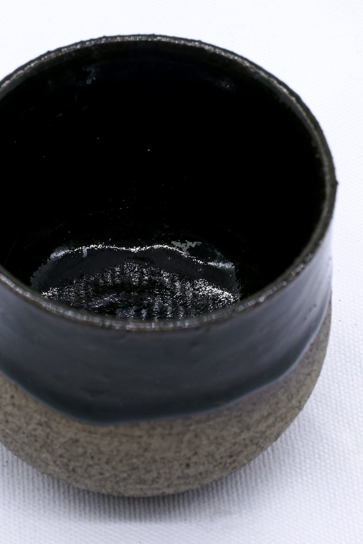 Bluverde Tazza Handmade Ceramic Smoked Grey Stoneware Short Cup-2