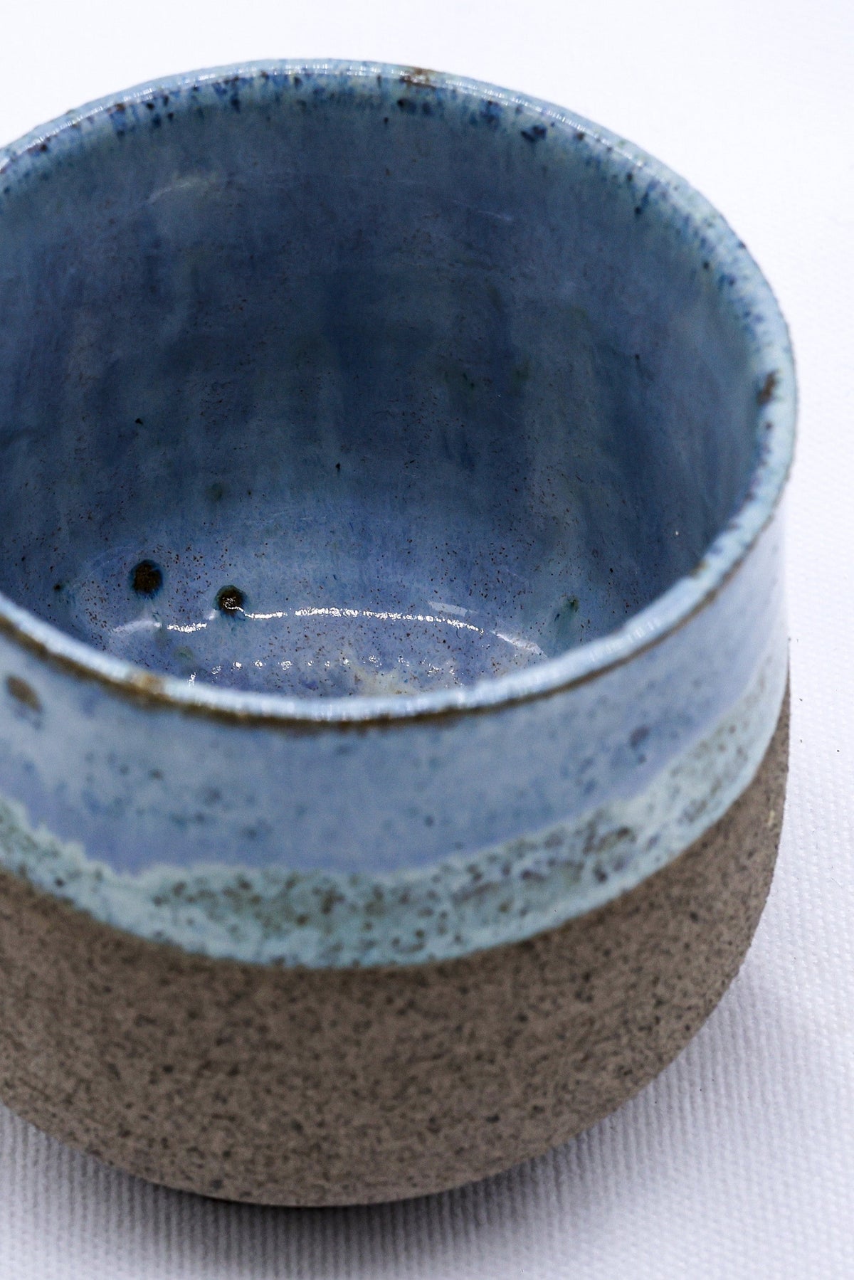 Blulume Tazza Handmade Ceramic Smoked Grey Stoneware Short Cup-2