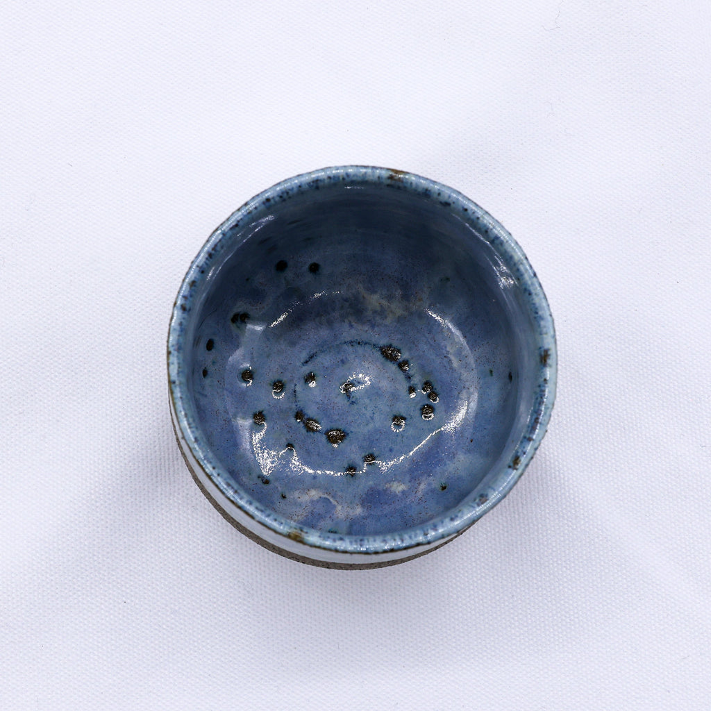 Blulume Tazza Handmade Ceramic Smoked Grey Stoneware Short Cup-3