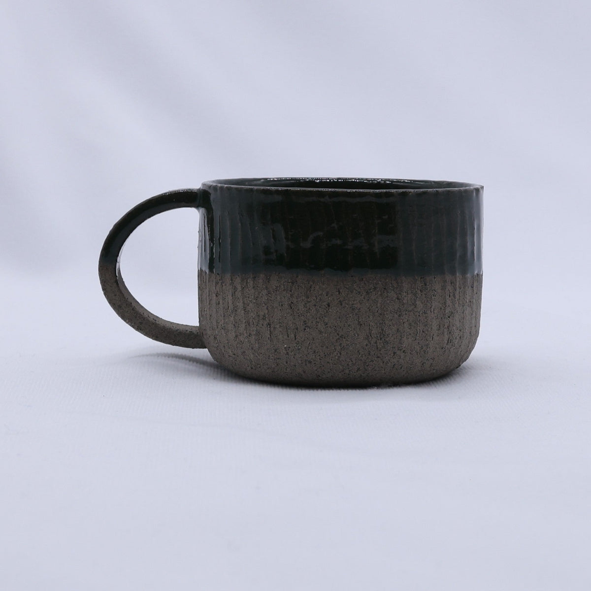 Bluverde Arte Handmade Ceramic Smoked Grey Stoneware Mug-0