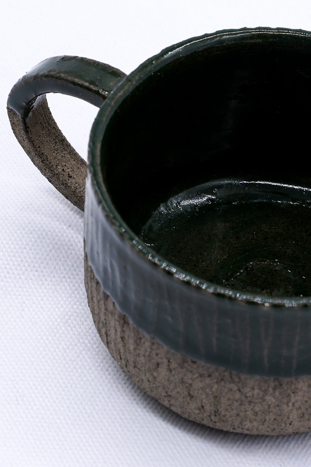 Bluverde Arte Handmade Ceramic Smoked Grey Stoneware Mug-3