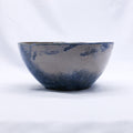 Large Stone Reef Blue Handmade Ceramic Stoneware Dinner Bowl-0