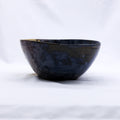 Large Indigo Clay Shore Handmade Ceramic Stoneware Dinner Bowl-0