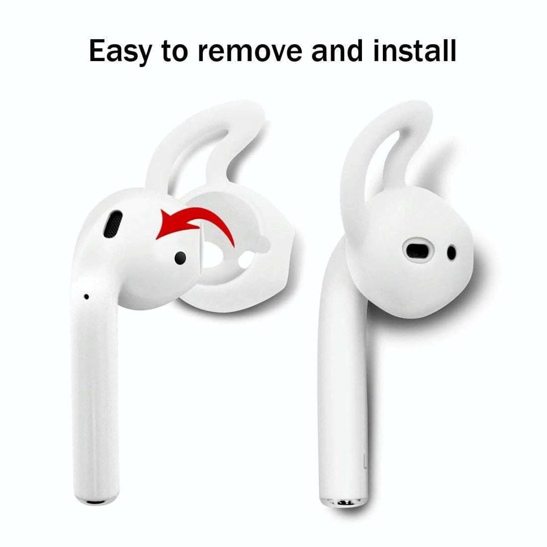NNEIDS Anti-Lost Ear Hook For Apple Airpods - Hat-Prince Ear Caps 2 Pairs