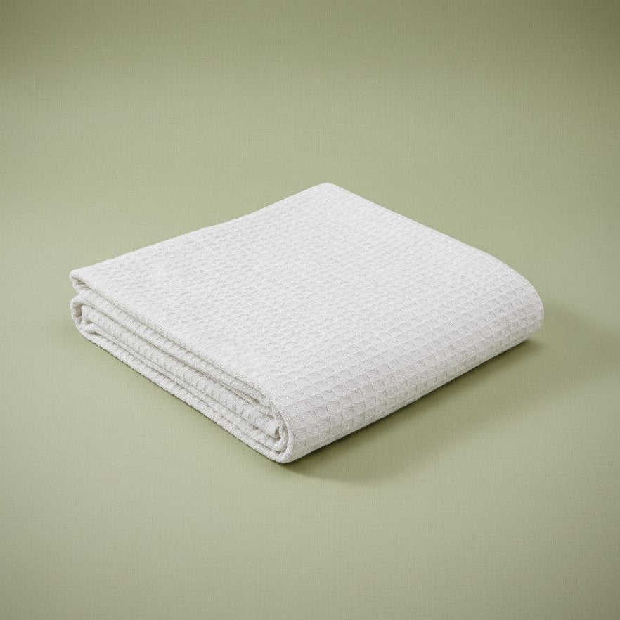 Cotton Herringbone & Honeycomb Weave All Season Blanket-10