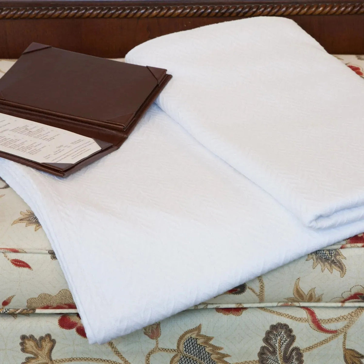 Cotton Herringbone & Honeycomb Weave All Season Blanket-5