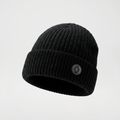 JUNO Winter Hat chunky knit beanie with folded cuff and soft fleece lining