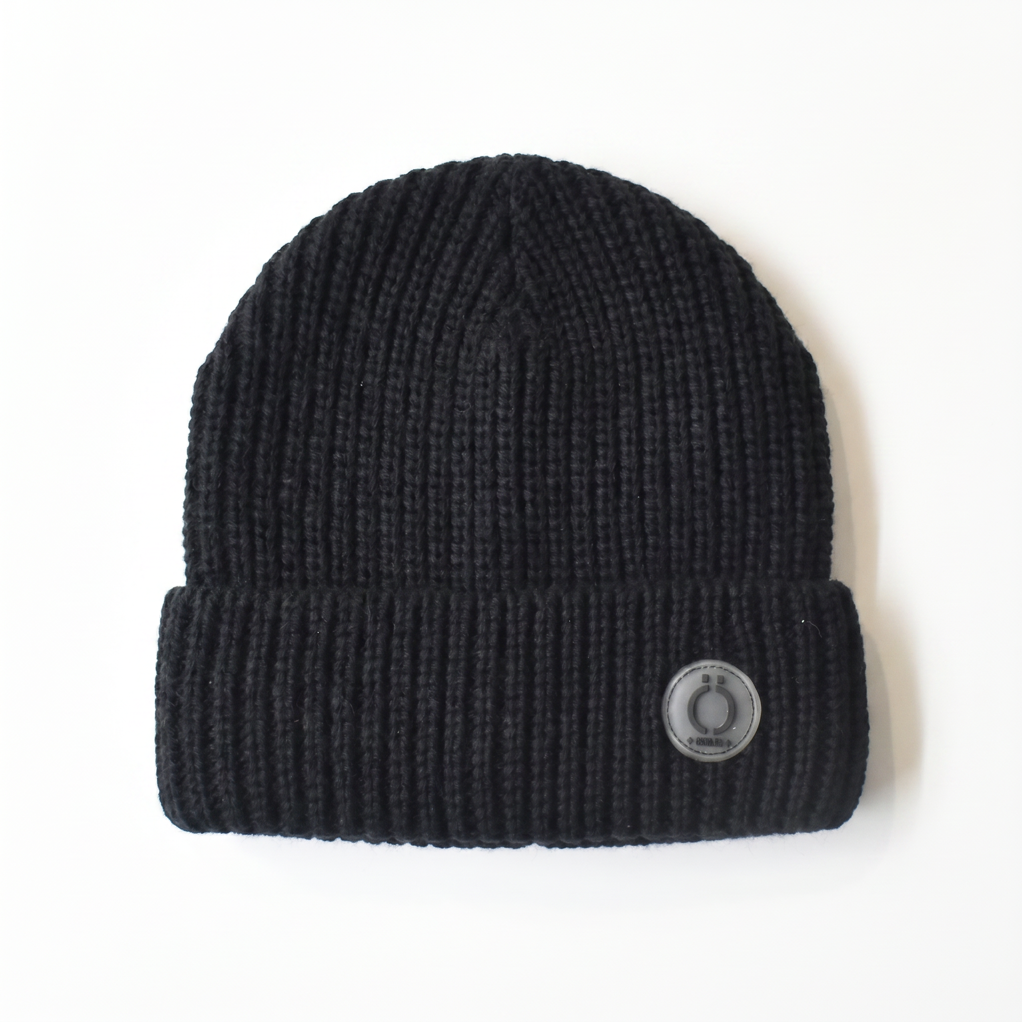 JUNO Winter Hat chunky knit beanie with folded cuff and soft fleece lining — view 4