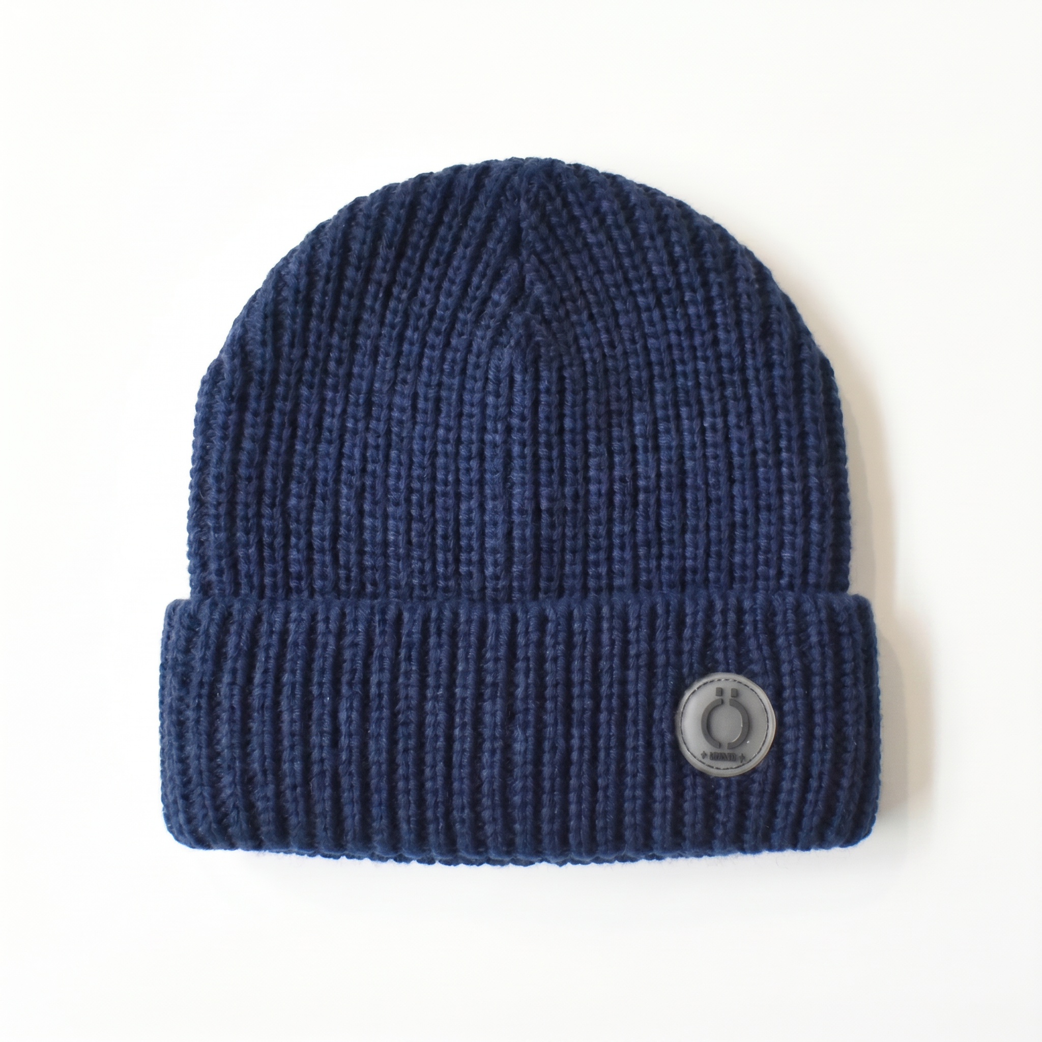 JUNO Winter Hat chunky knit beanie with folded cuff and soft fleece lining — view 5