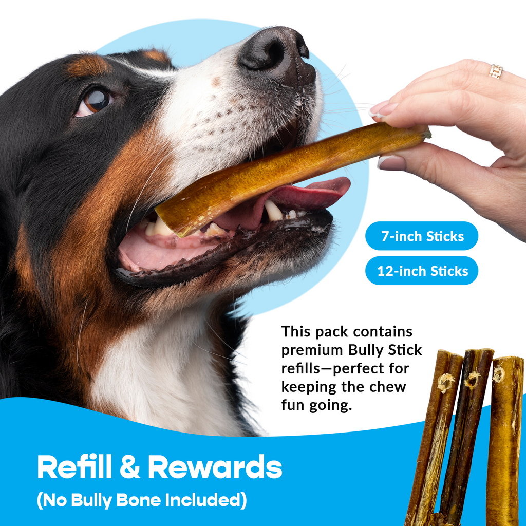 12" Jumbo Bully Sticks - Refill Pack-4