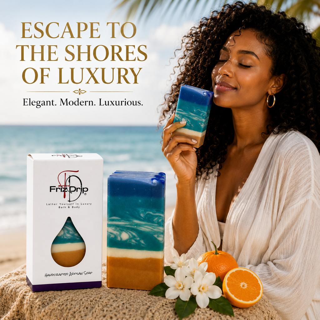 8th & Ocean Tropical Soap Bar | Moisturizing Handmade Bath Soap-1