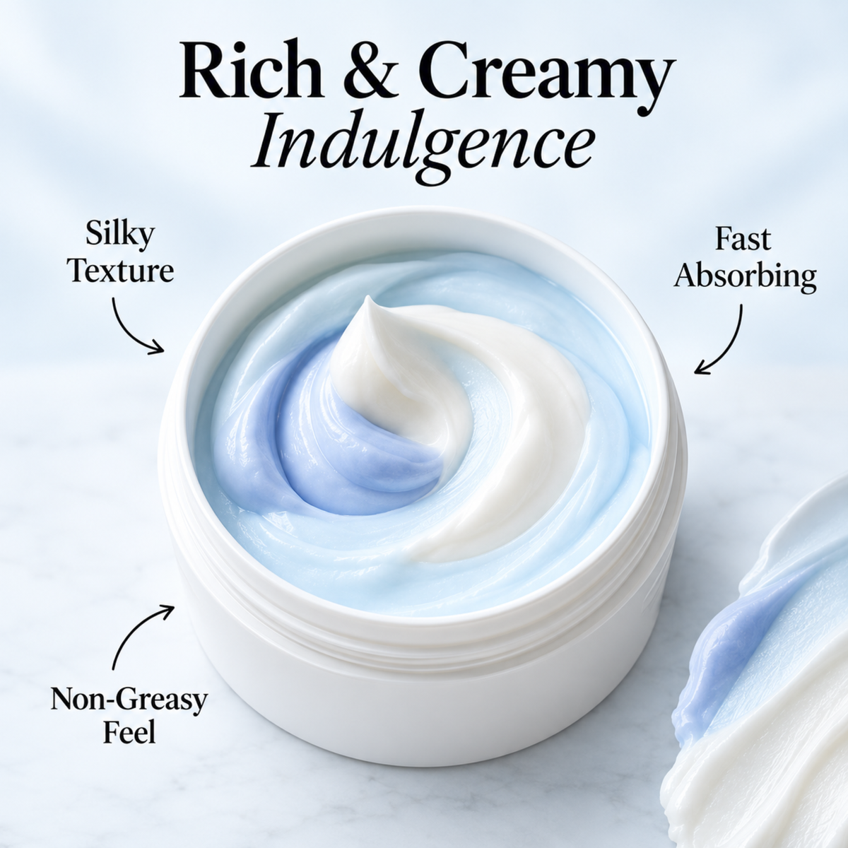 Blue Meridian Body Buttercream – Moisturizing Shea Butter & Safflower Oil, Bergamot & Neroli Scent, 8 oz-4