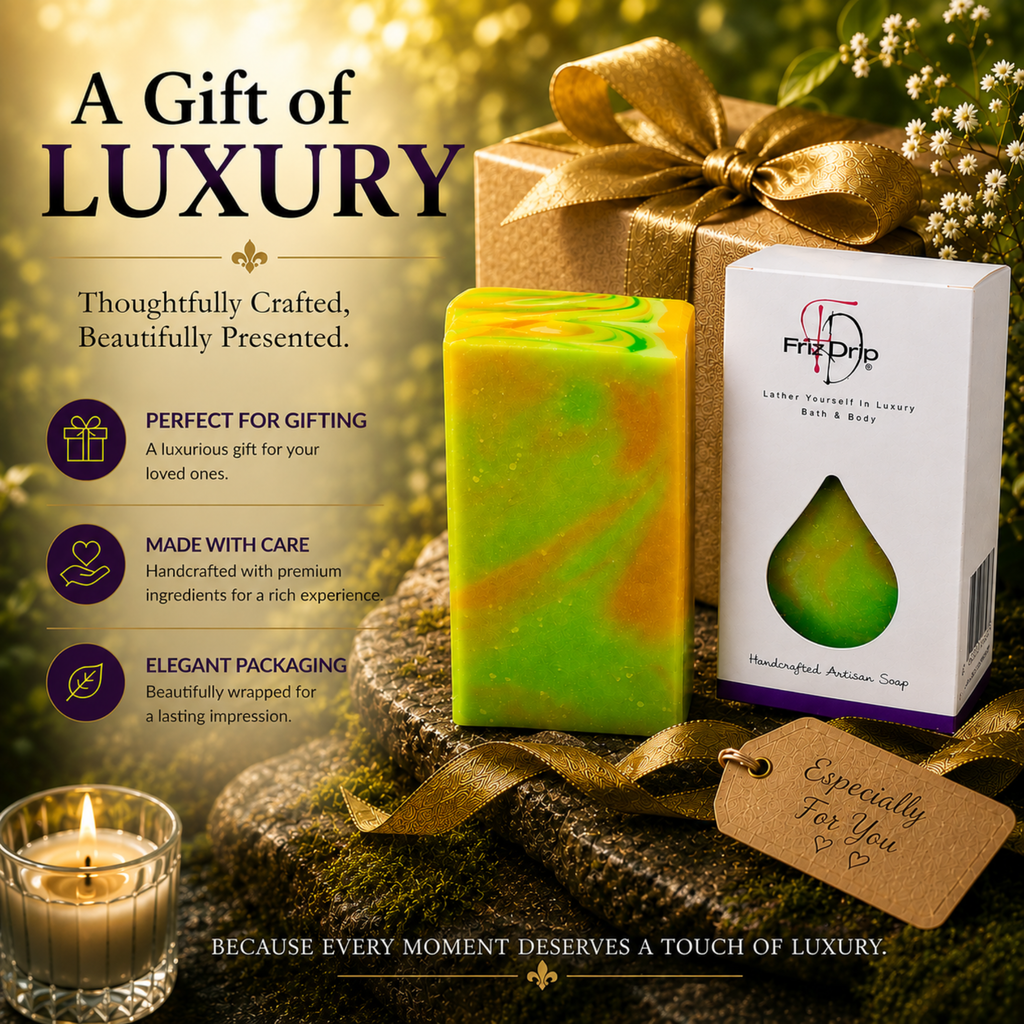 Ginger + Lime Soap Bar | Zesty Handmade Moisturizing Bath Soap-2