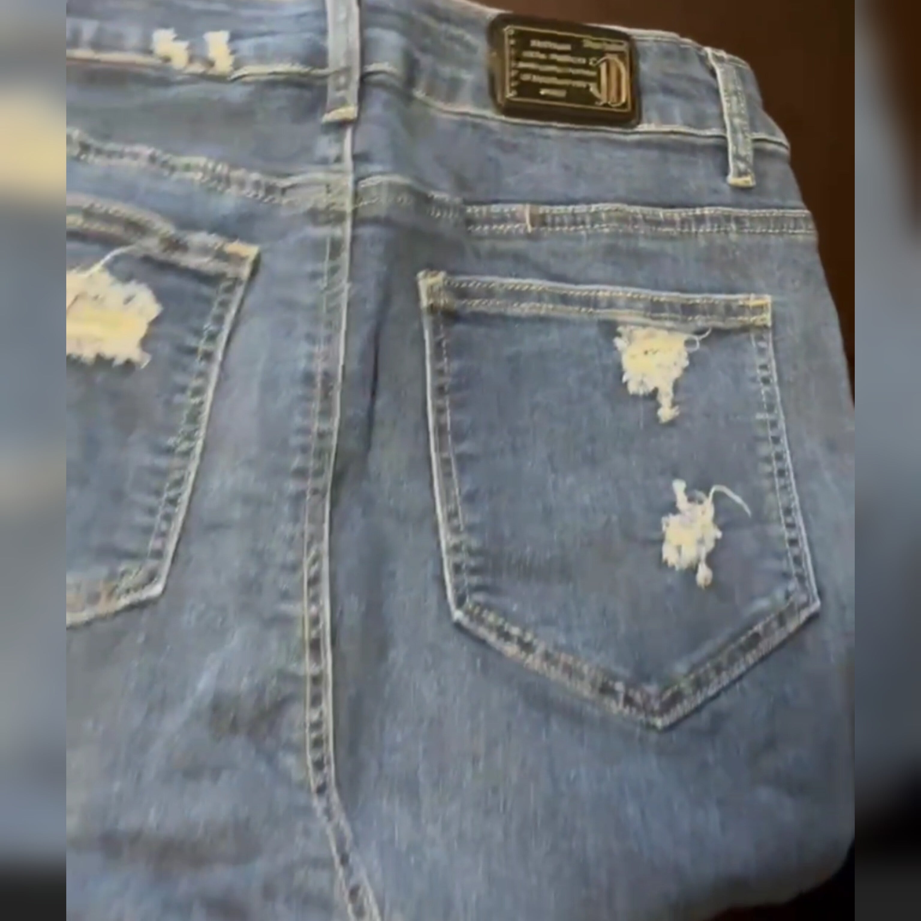 Handmade women's premium denim skirt featuring a comfortable fit and stylish design for everyday casual wear — view 5