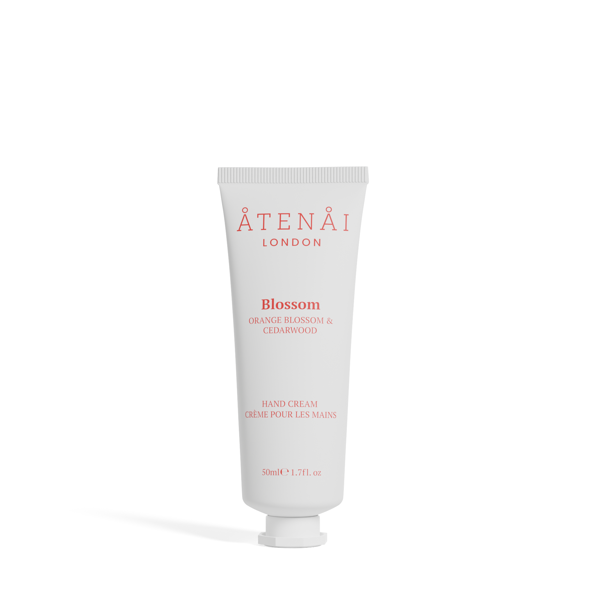 Blossom anti-ageing hand cream 50ml tube, featuring orange blossom and cedarwood extracts for dry skin