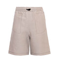The Bermuda Shorts — Beige Linen-0