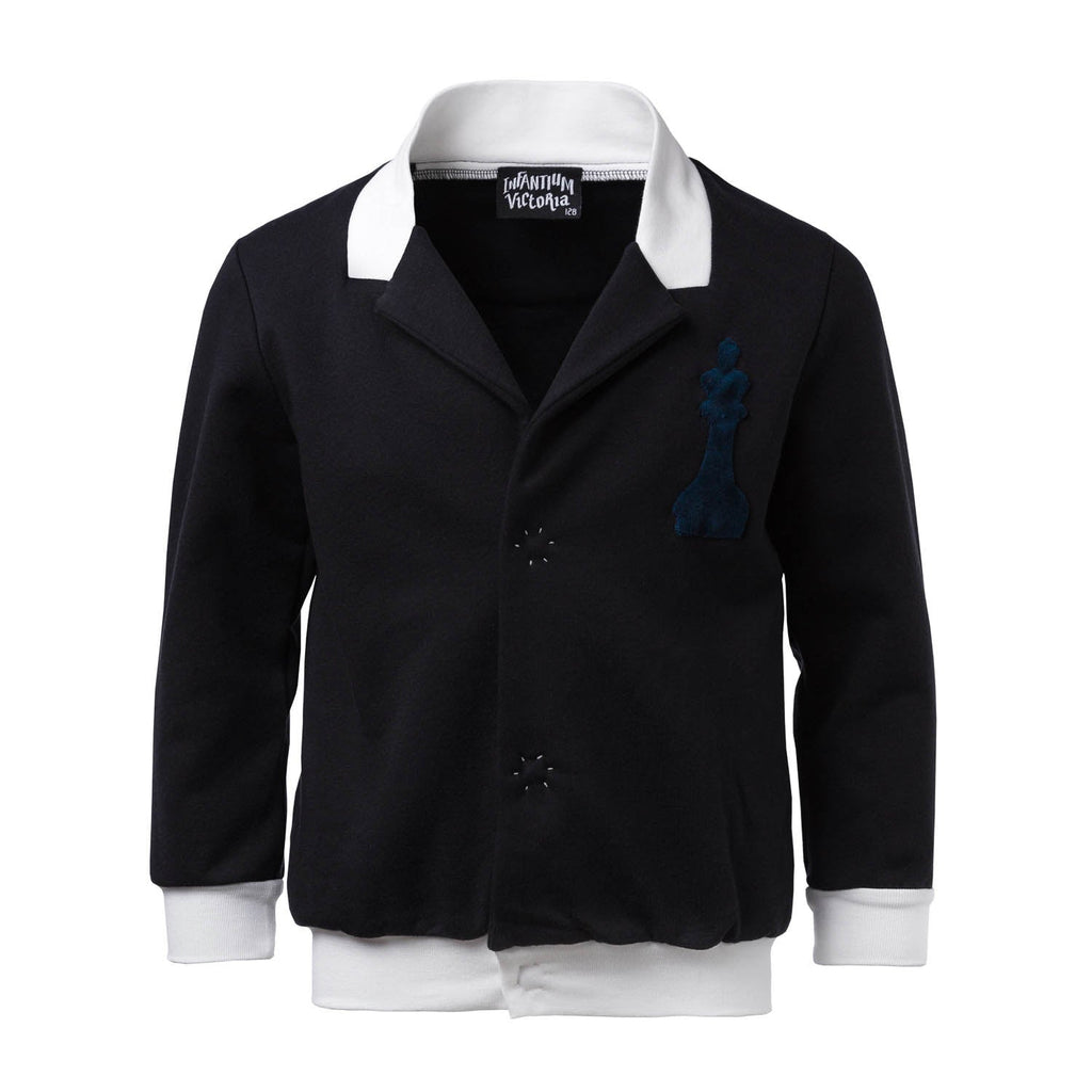Black Sweat Blazer-0