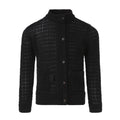 The Buttoned Summer Cardigan — Black-0