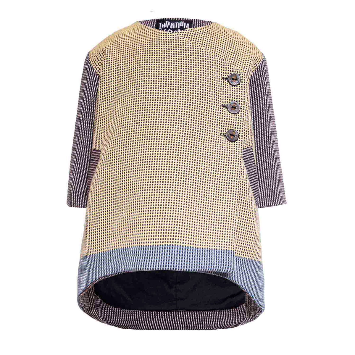 Multicolored Coat for Baby-0