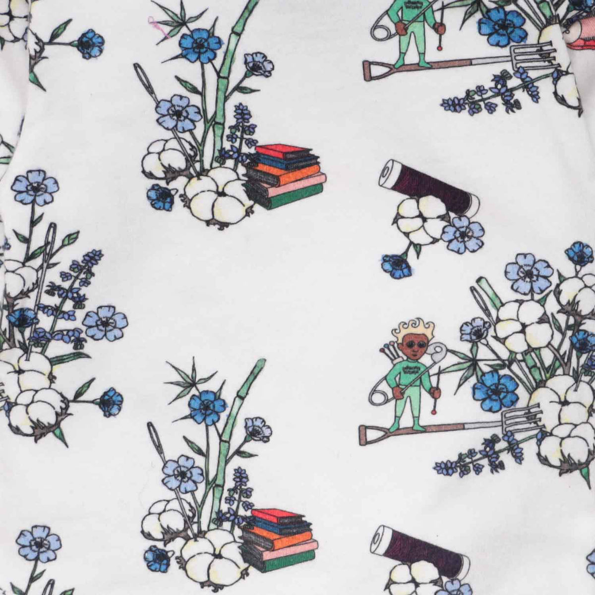 White Floral Baby Sweatshirt-3