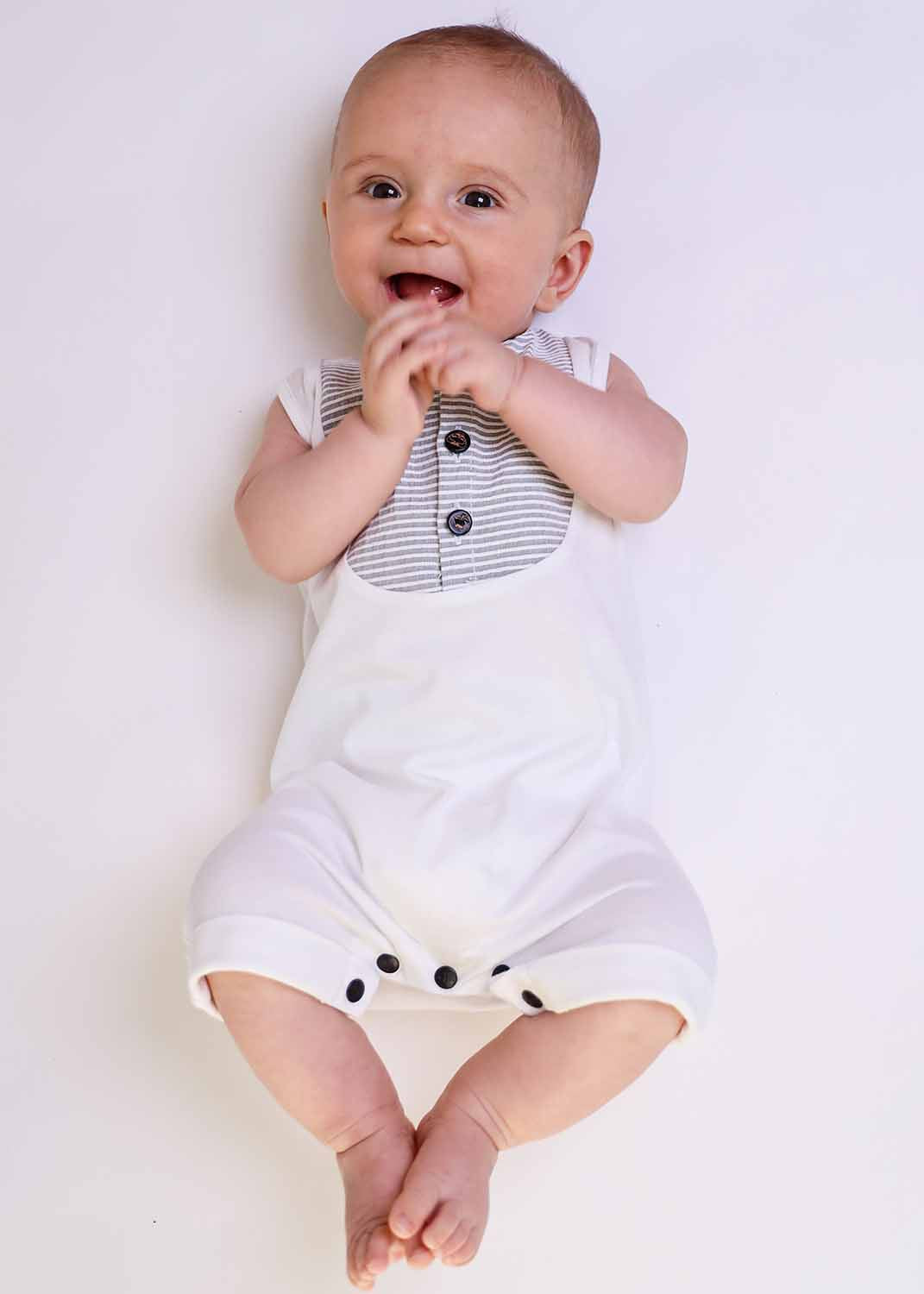 PRELOVED White Baby Overall, 1 year-1
