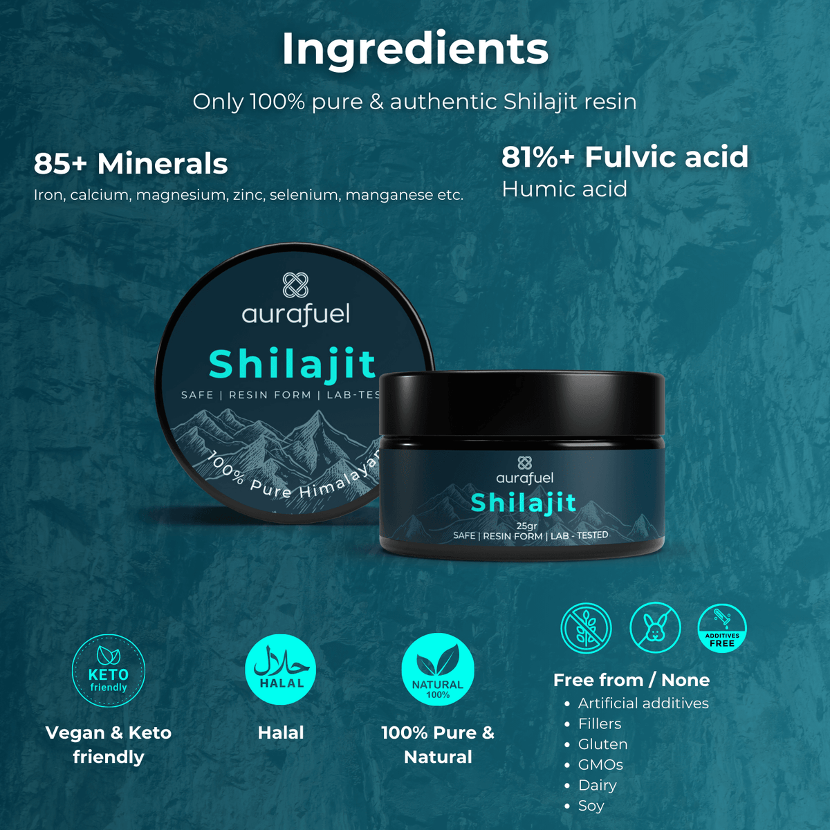Pure Shilajit Resin from Himalaya - 100% authentic & purified-14