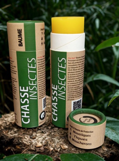 Natural insect repellent balm push-up tubes in a twenty-piece retail display box for outdoor protection. — view 5