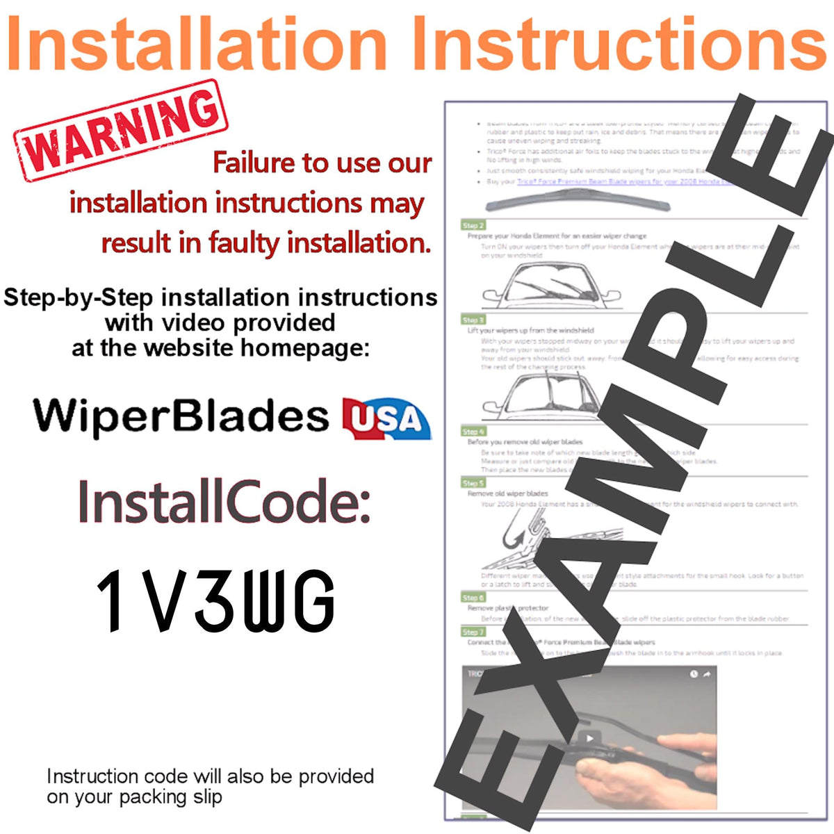 2007 Chevrolet Aveo (Hatchback) Wiper Blades w/1yr Warranty (Set of 2) Wipers-4