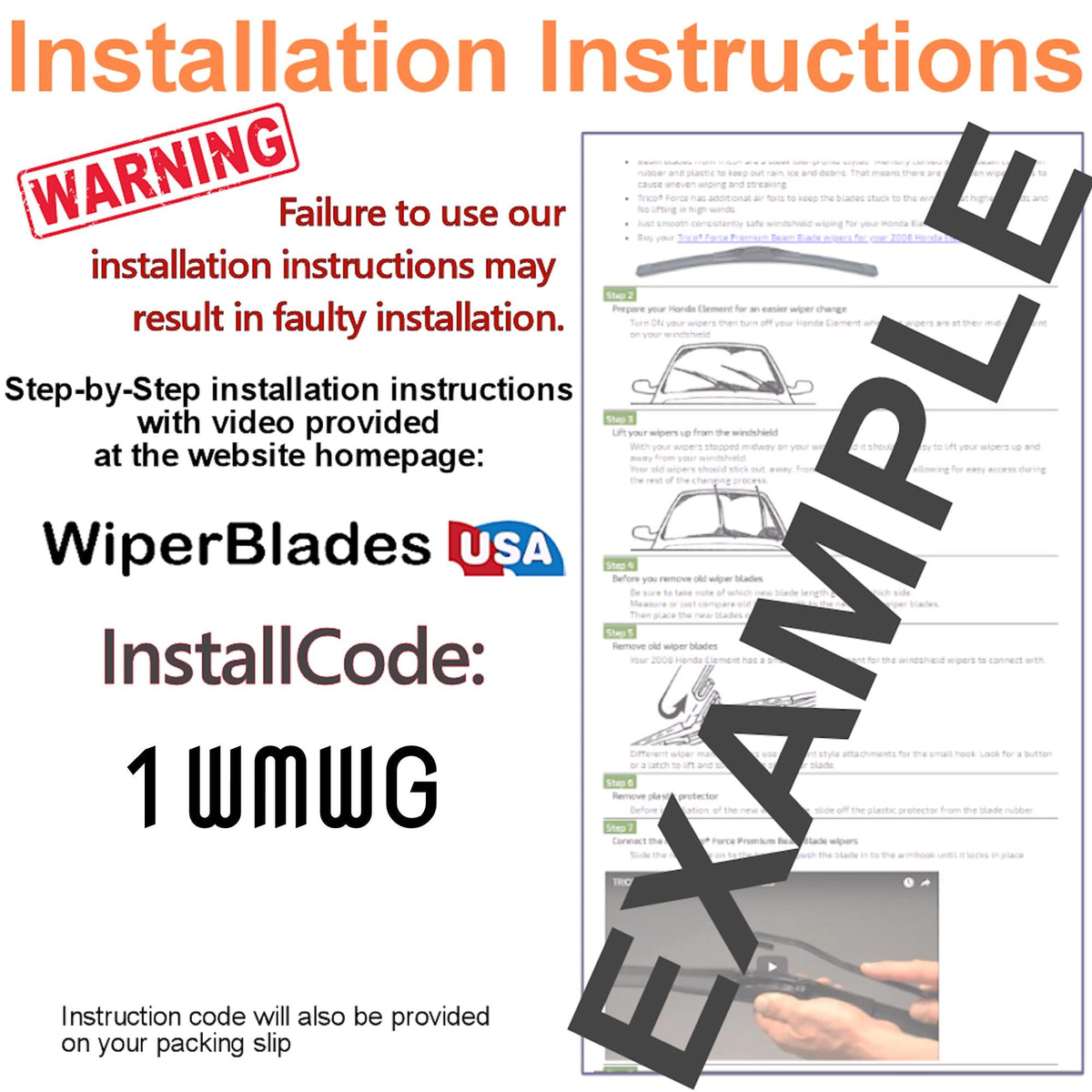 2005 Chevrolet Corvette Wiper Blades w/1yr Wear Warranty (Set of 2) Wipers-3