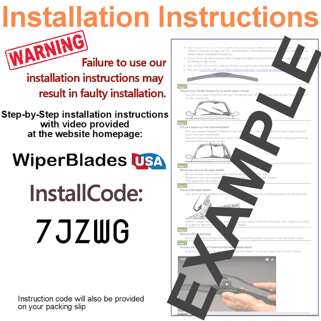 2007 Lexus IS250 Wiper Blades Set w/1yr Warranty (Set of 2) Pulse Beam Wipers-4