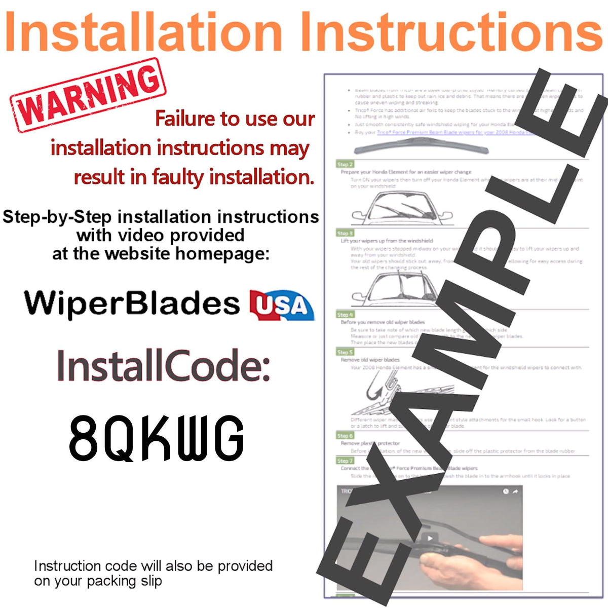 2013 Mercedes-Benz G63 AMG Wiper Blades w/1yr Wear Warranty (Set of 2) Wipers-4