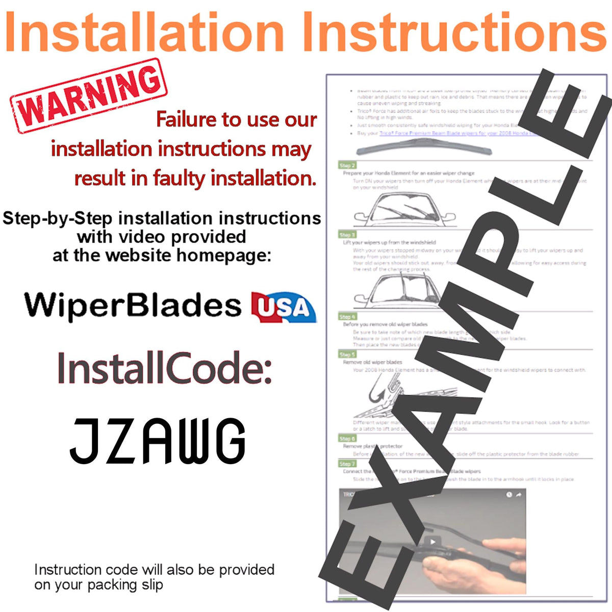 2019 Cadillac Escalade Wiper Blades w/1yr Wear Warranty (Set of 3) w/Rear Wipers-4